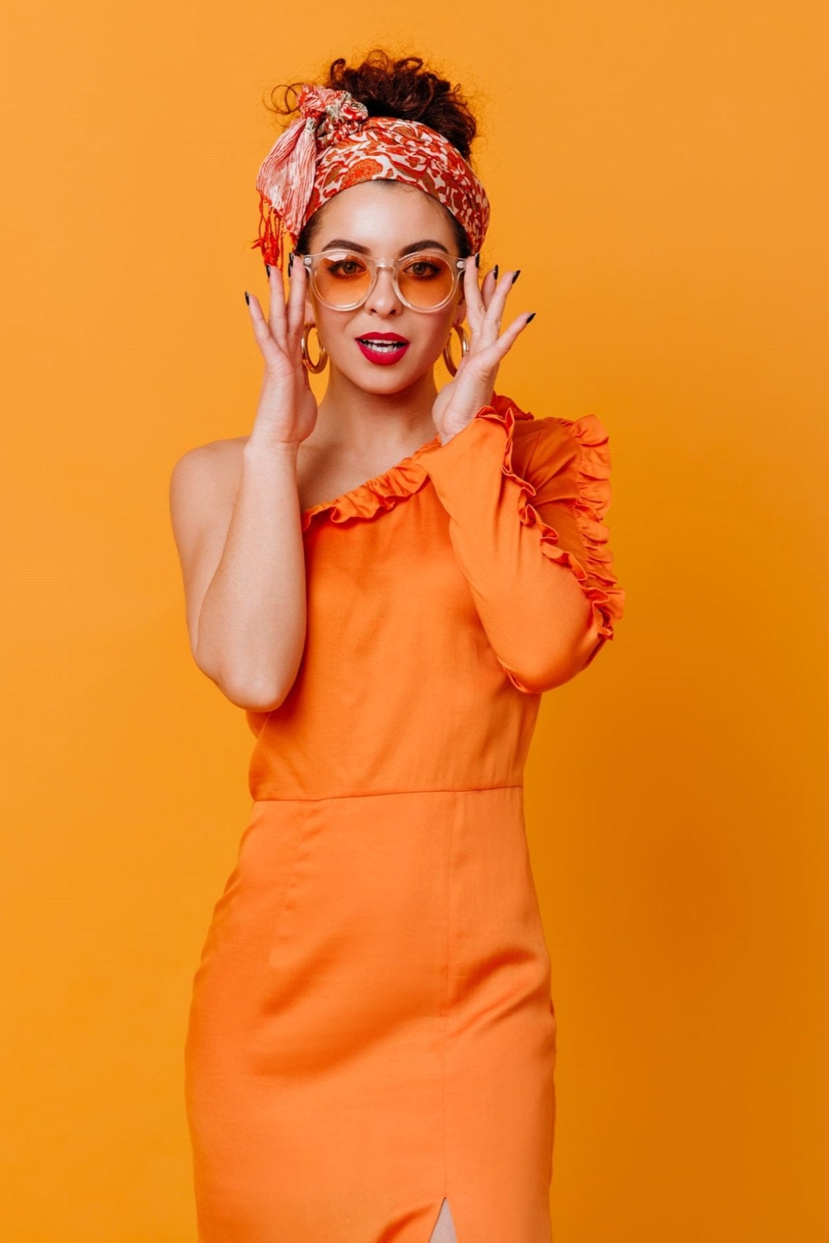 Stylish Orange Dress