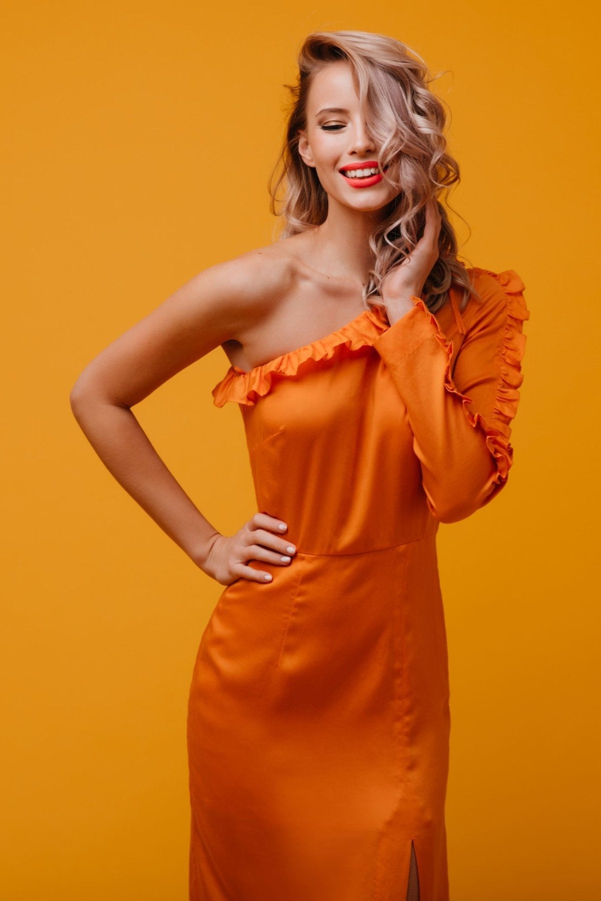 Stylish Orange Dress